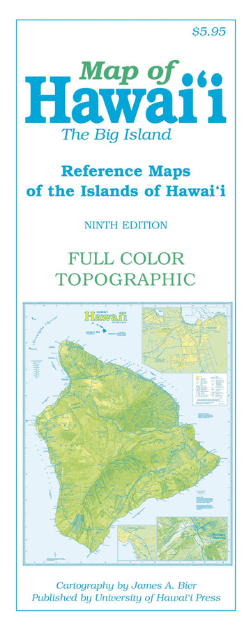 Map of Hawaii: The Big Island, 9th edition