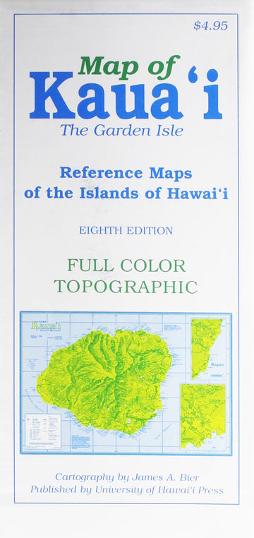 Map of Kauai: The Garden Isle, 8th edition